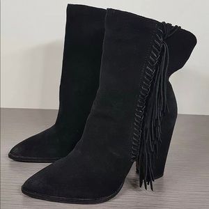 Dolce Vita Ileen Suede Fringe Boots Size 8
